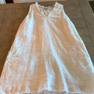 Tommy Bahama White Ruffled sundress